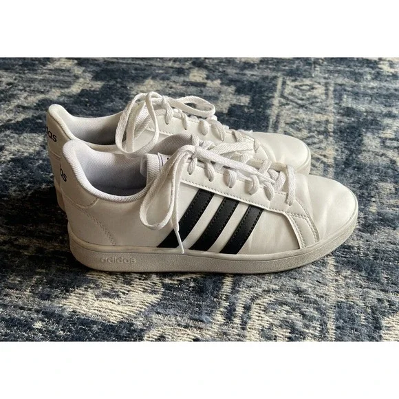 Adidas Men’s Grand Court EF0103 White Casual Shoes Sneakers Size 5~Unisex Style - Picture 1 of 7